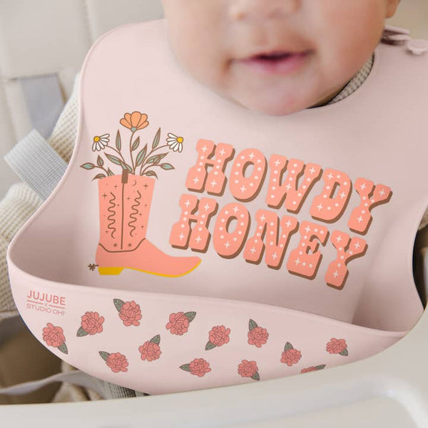 Silicone Bib Howdy Partner