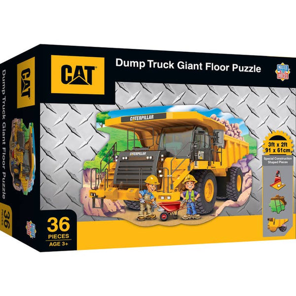 Cat - Dump Truck 36 Piece Floor Puzzle