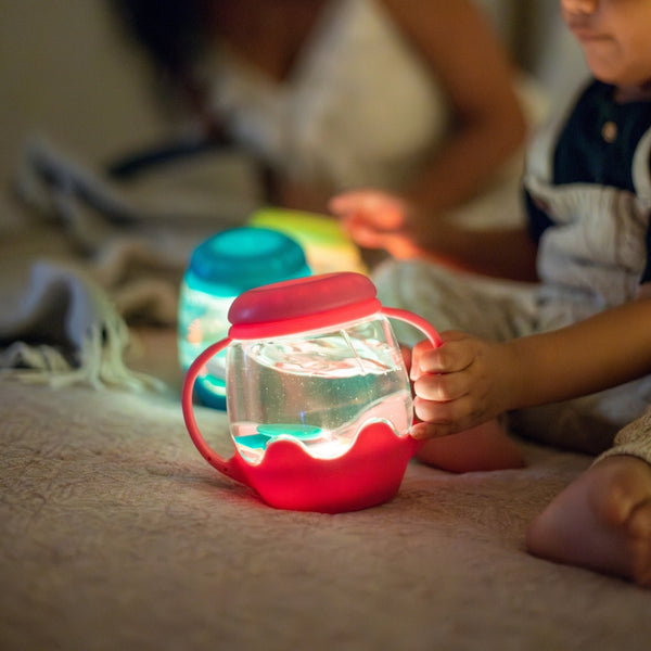Glo Pals Mini Sensory Jar - Pink
