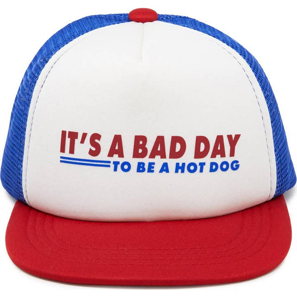It's A Bad Day To Be A Hot Dog - White/Red/Blue