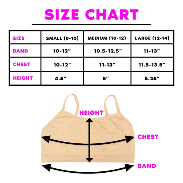 WHITE Seamless Bra Cami with Adjustable Straps