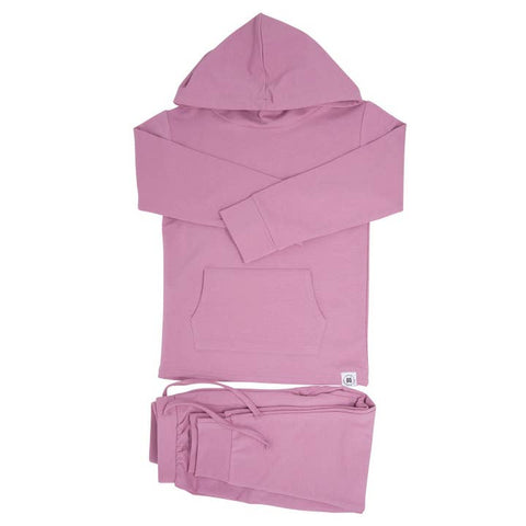 Lotus Pink Hooded Jogger Set