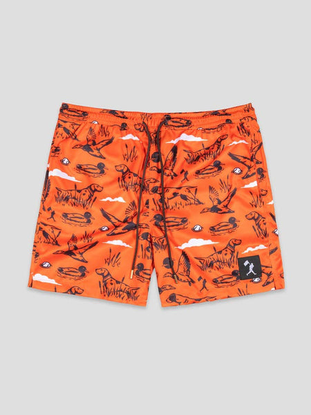 Hardball Hunter Diamond Air Mesh Shorts (Blaze Orange)