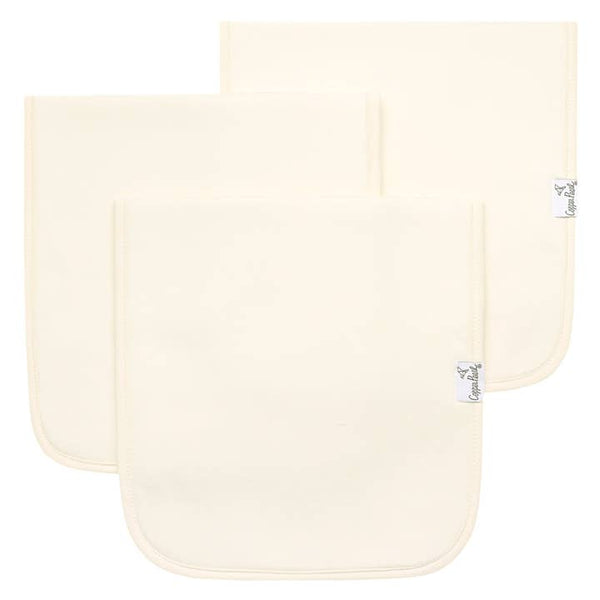 3 Pack Premium Burp Cloths - Cru