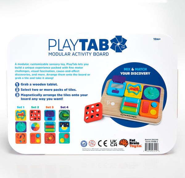 PlayTab - Modular, Sensory Activity Board