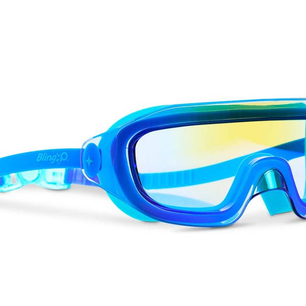Hologram Panoramic Kids' Swim Goggles - Blue