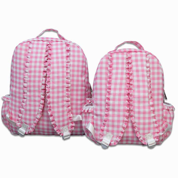 Sugar Bee Backpack - Pink Gingham