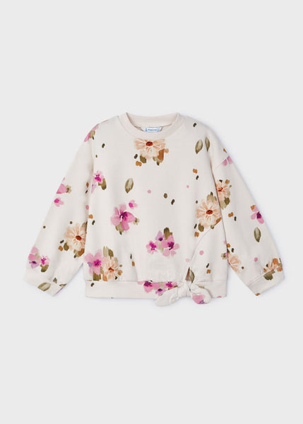 Floral Sweatshirt-Chickpea