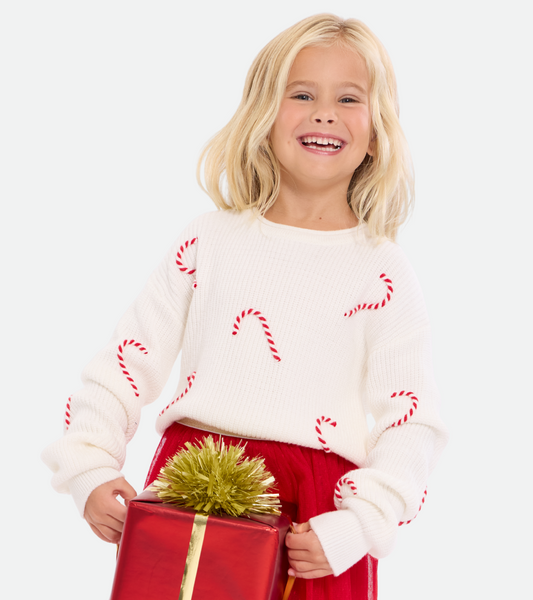 Ellie Candy Cane Skirt Set