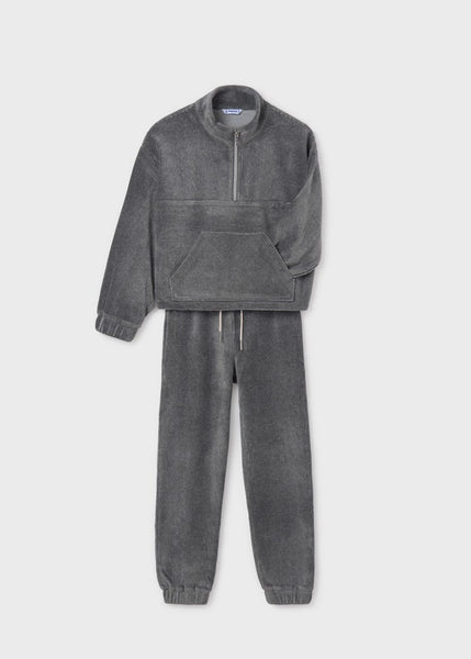 2 Piece Corduroy Tracksuit-Titanium