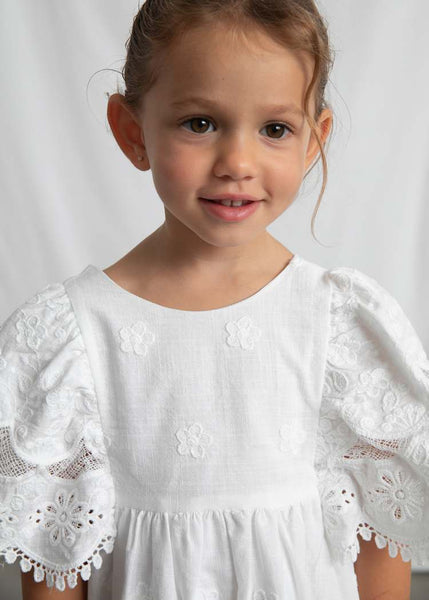 White Embroderied Dress