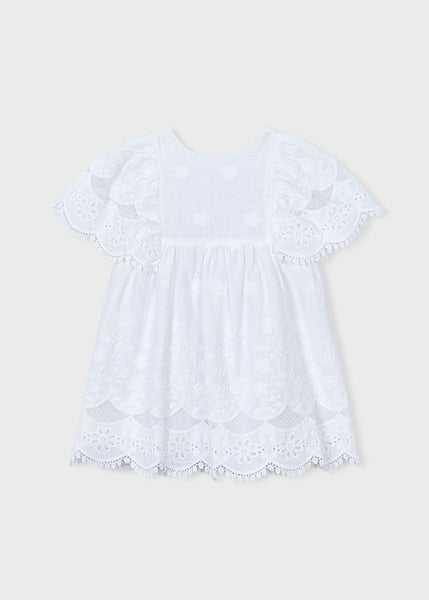 White Embroderied Dress