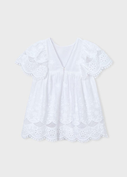 White Embroderied Dress
