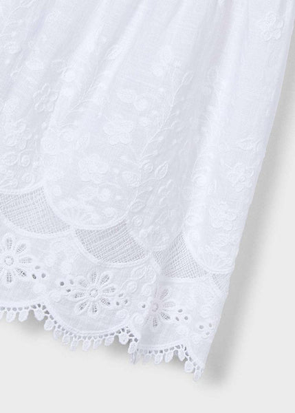 White Embroderied Dress