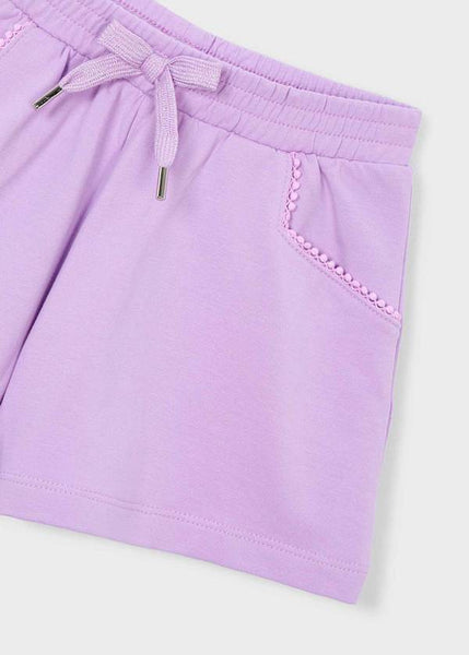 Lilac French Terry Shorts