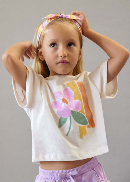 Bone Flower Tee and Headband