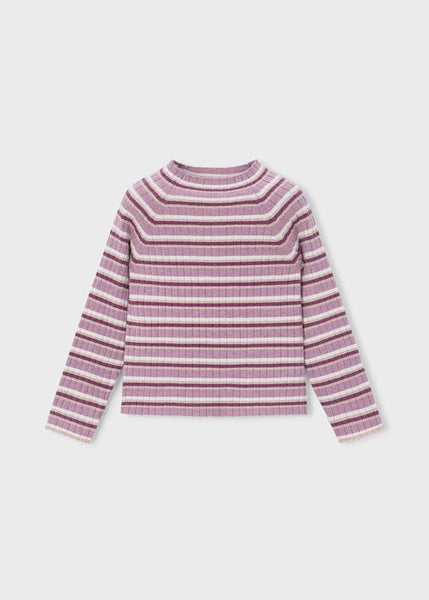 Violet Mix Stripe Sweater