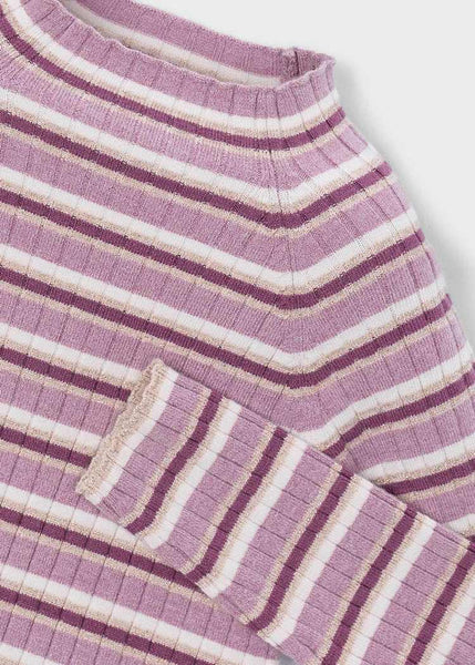 Violet Mix Stripe Sweater
