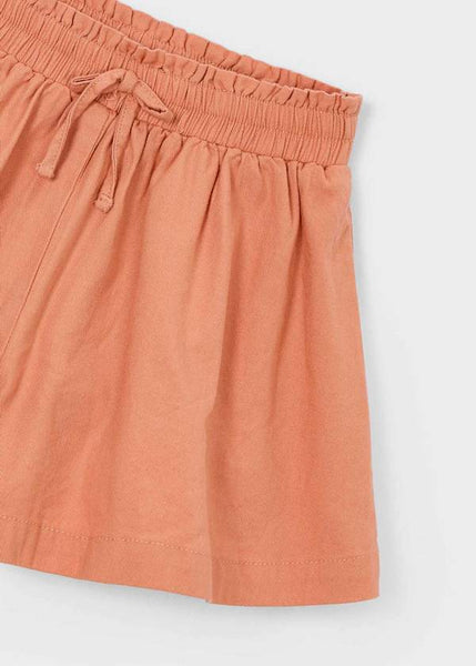 Peach Loose Fit Skort