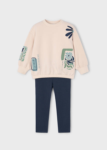 With Love Embroidered Legging Set