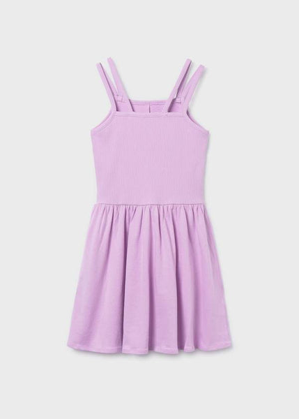 Lilac Ribbed Dress