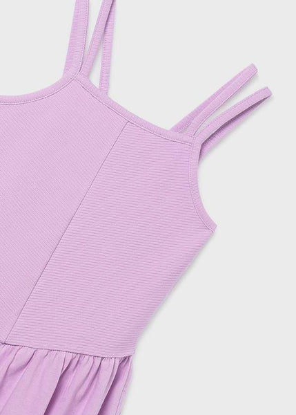 Lilac Ribbed Dress
