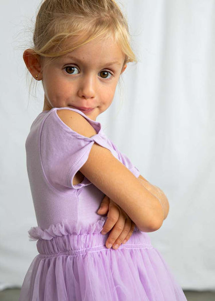 Malva Purple Twirl Dress