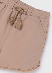 French Terry Shorts-Cinnamon