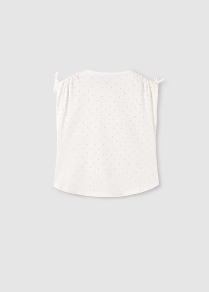 Polka Dots T-shirt-Off White