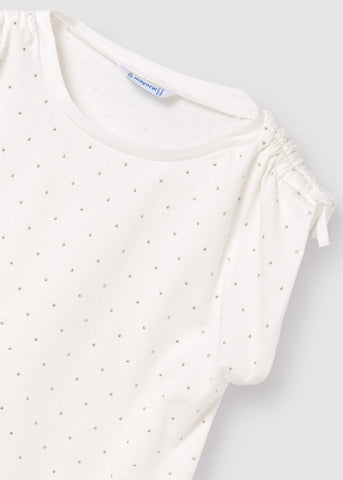 Polka Dots T-shirt-Off White