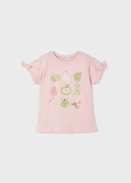 Fruit Printed T-shirt-Blush