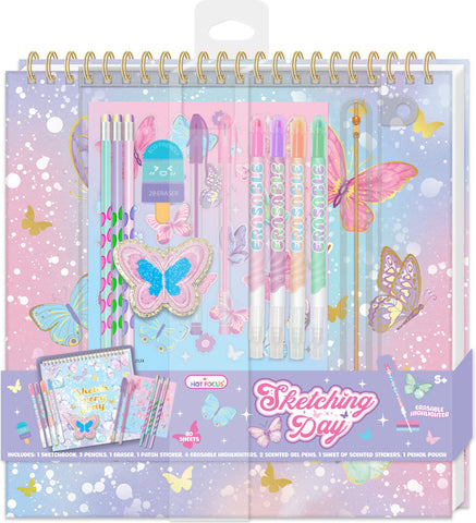 Mega Sketching Fun - Tie Dye  Butterfly