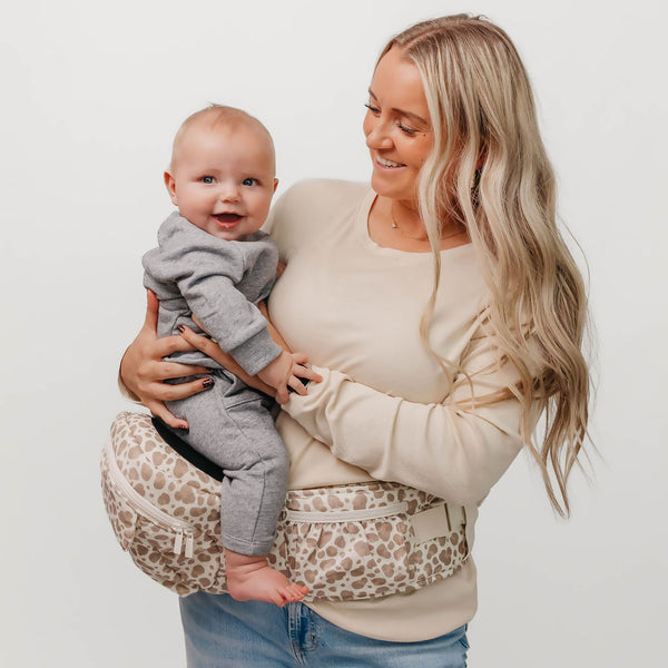 Copper Pearl Linen Hip Carrier