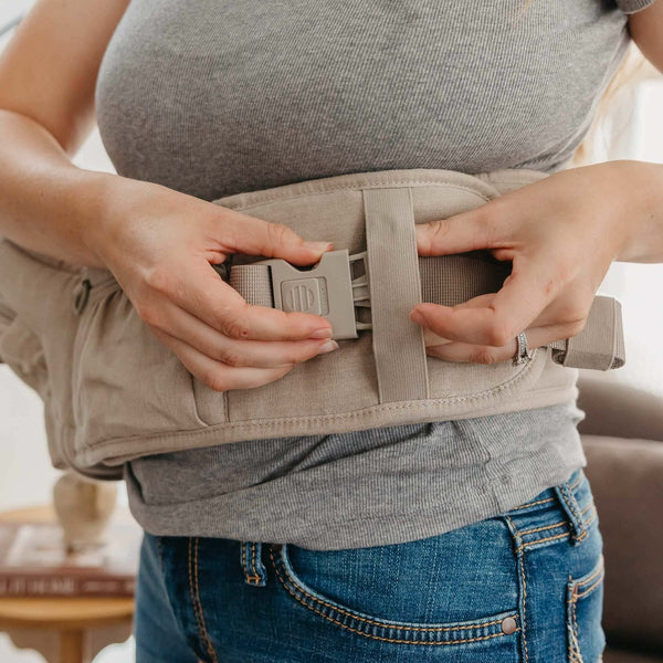 Copper Pearl Linen Hip Carrier