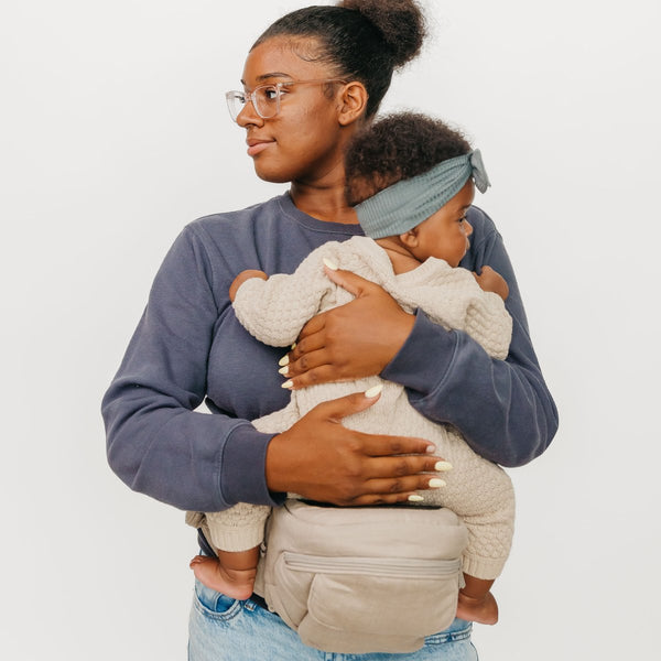 Copper Pearl Linen Hip Carrier