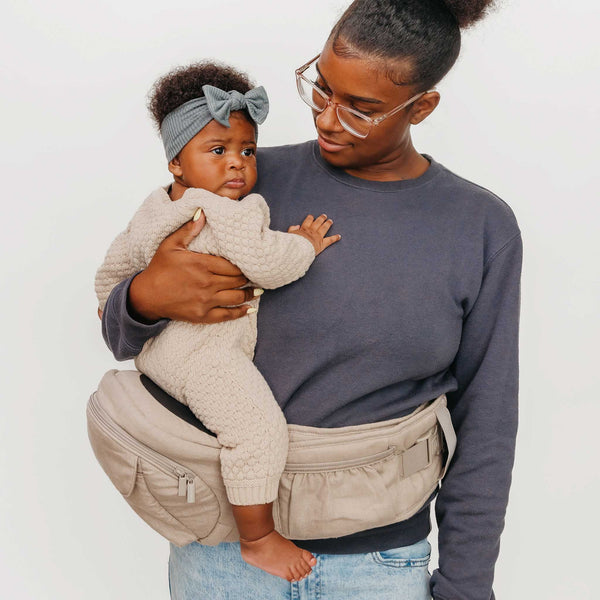 Copper Pearl Linen Hip Carrier