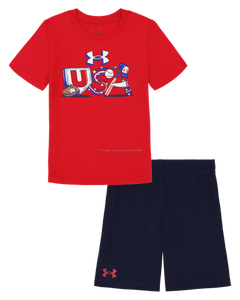 UA Baseball USA Set-Red