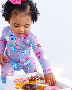 Care Bears Donuts & Coffee Convertible Romper