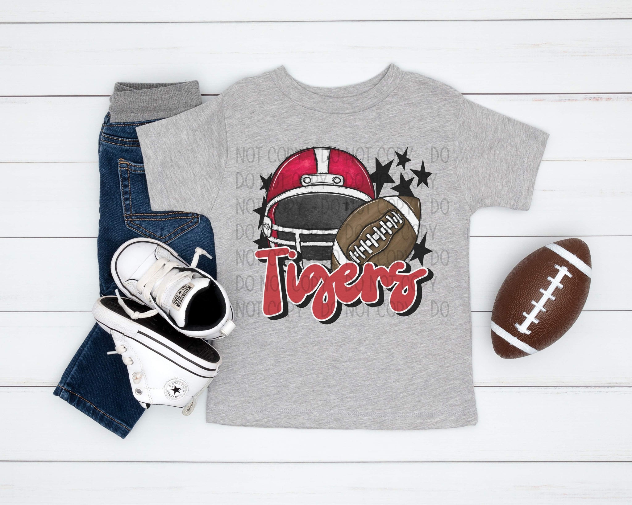 Tigers Football Tee