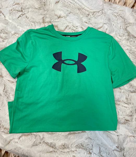 UA Swim Shirt-Vapor Green