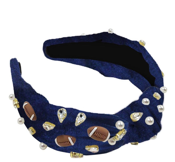 Football Bling Headband