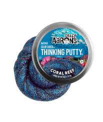 Crazy Aarons Assorted Mini 2" Thinking Putty Tins