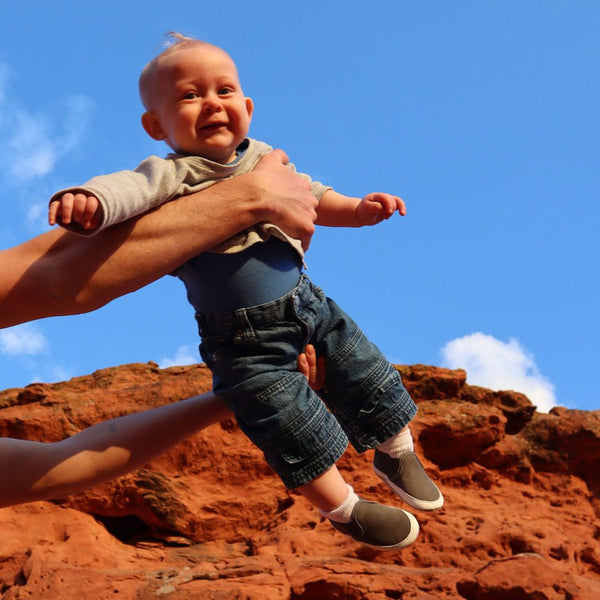 Liam Soft Soles-Charcoal Grey