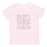 Ballet Pink Big Sis Pearl Patch Short Sleeve T-Shirt