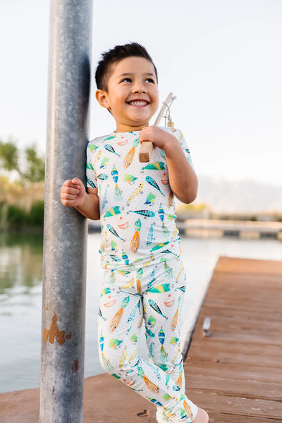 Gone Fishing 2-Piece Pajamas