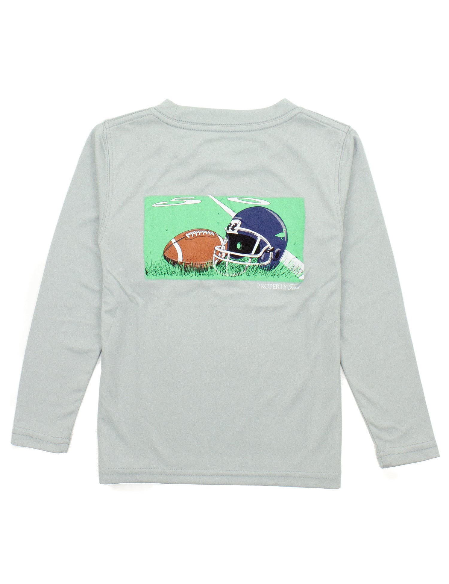 Performance Tee LS Gametime Chrome Grey