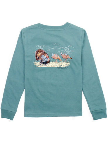 Marine Green Turkey Hunt Long Sleeve Tee