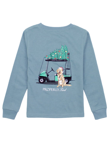 Santa's Caddy Long Sleeve Tee
