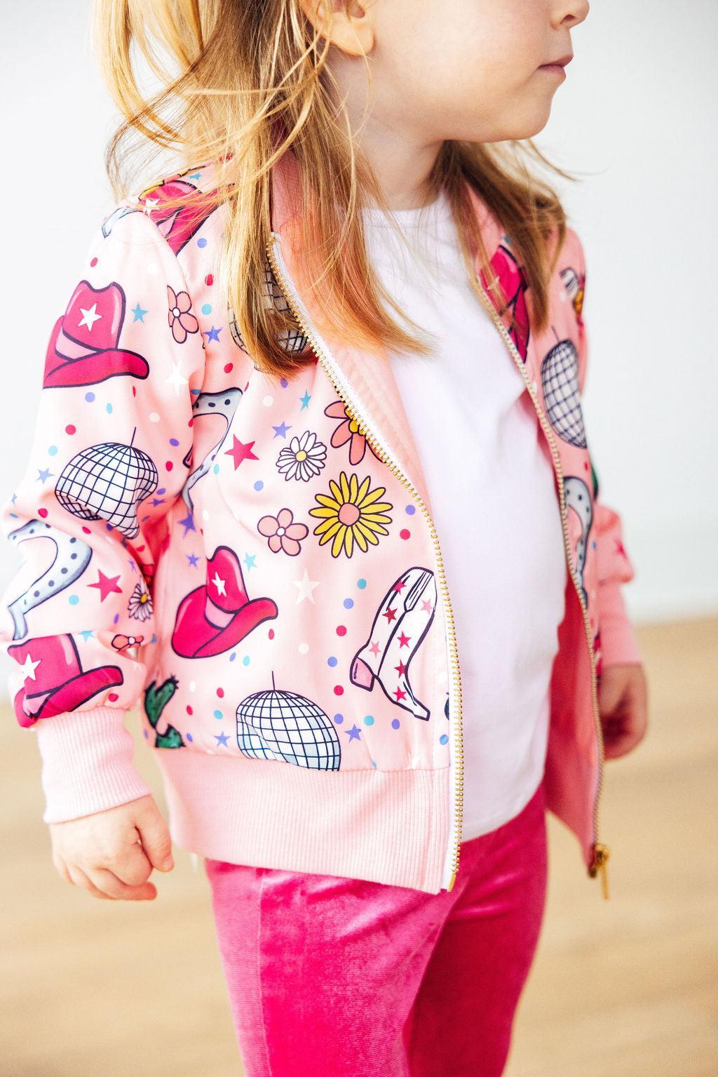 Boots and Bling Satin Jacket