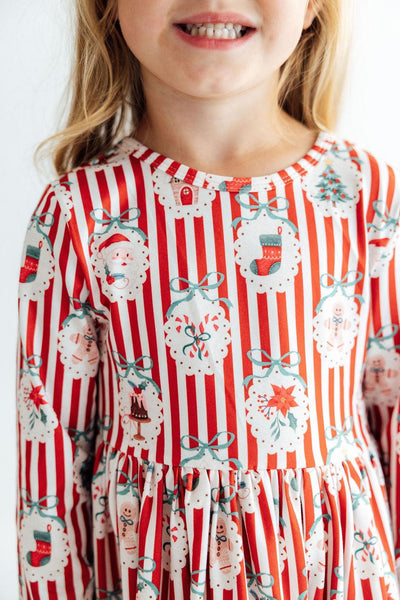 Santa's Sweet Shoppe Ruffle Twirl Dress